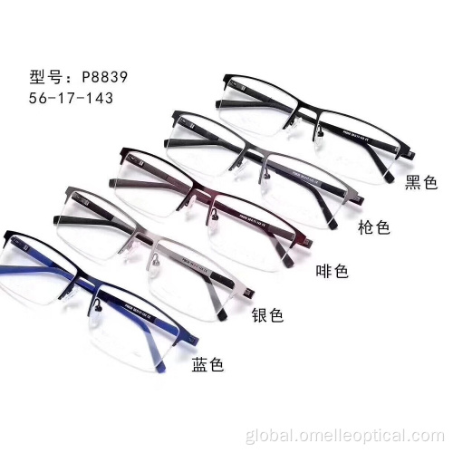 Half Frame Eyeglasses Lightweight Half Frame Optical Glasses Wholesale Factory